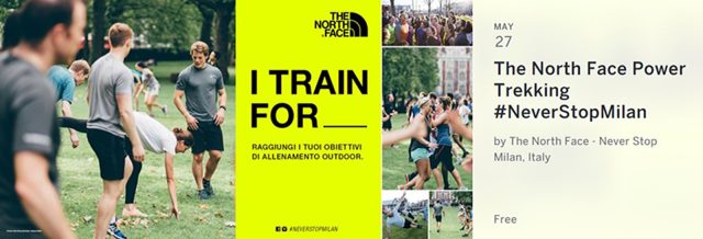 The North Face I train for