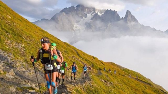Un passaggio spettacolare all'UTMB 2017