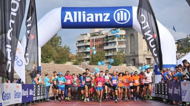 Piena azione in una delle precedenti edizioni della SALOMON RUNNING MILANO