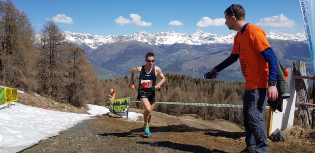 Dennis Brunod all’arrivo