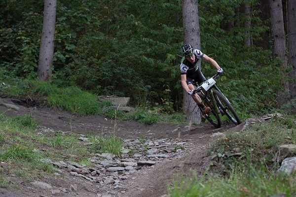 Anton Cooper in azione verso la medaglia d'oro (foto FB)