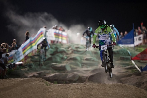 Mitja Ergaver clamorosamente in fuga verso l'oro (foto Michele Mondini/organizzatori)