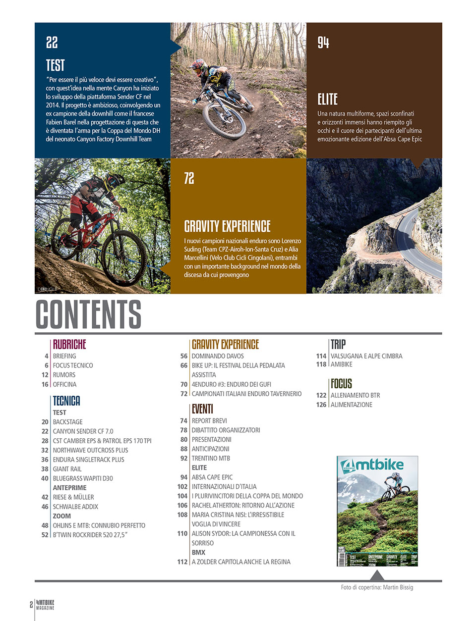 4mtbike Maggio 2017 - Sommario