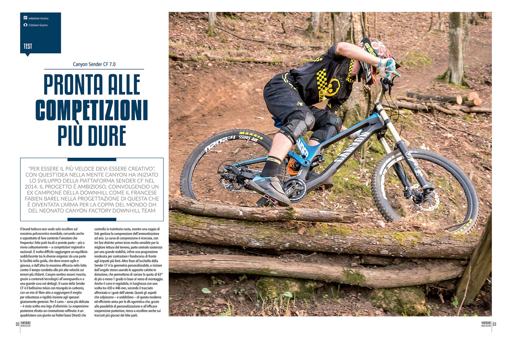 4Mtbike Maggio 2017 - Cover test Canyon