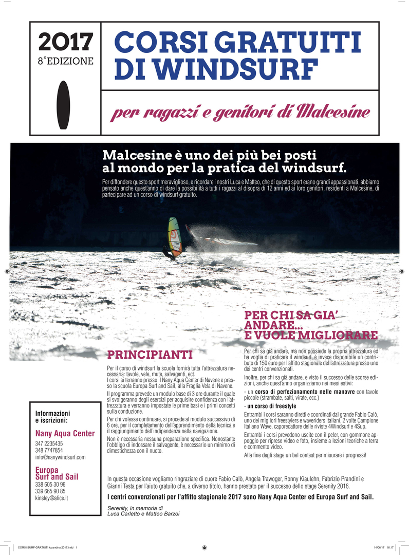Progetto Serenity 17 Per Ragazzi E Ragazze Di Malcesine 4actionsport