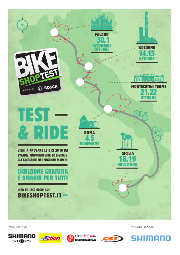 Locandina Bike Shop Test 2017