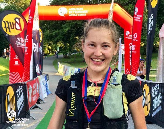 YULIA BAIKOVYULIA BAIKOVA sorridente all'arrivo di una competizione, sarà protagonista anche allUTMBA sorridente all'arrivo di una competizione YULIA BAIKOVA sorridente all'arrivo di una competiziYULIA BAIKOVA sorridente all'arrivo di una competizione, sarà protagonista anche allUTMBone