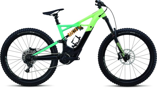 Turbo Kenevo Expert 6Fattie in colorazione nero/turchese/verde fluo sfumato