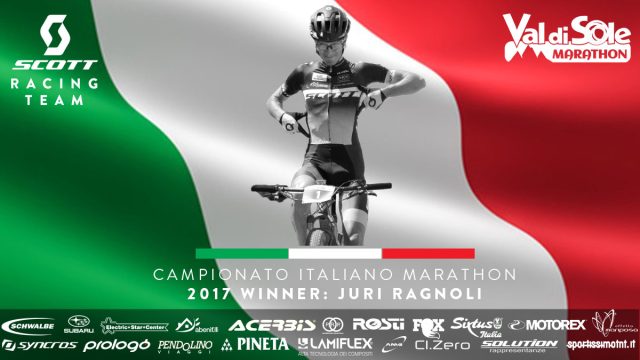 Scott Racing Team celebra il campione italiano marathon Juri Ragnoli