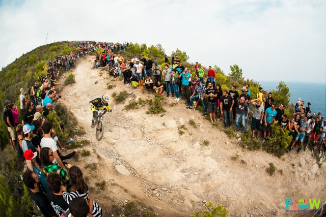 Lungo la DH Men, prova speciale conclusiva della Bluegrass Finalenduro
