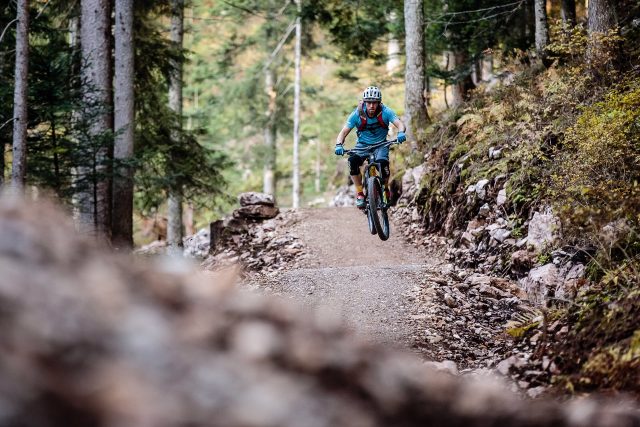 Divertimento alla portata di tutti sul flow trail Willy Wonka