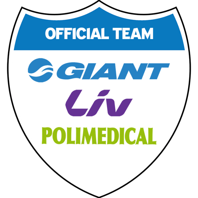 Il logo del nuovo team Giant-Liv Polimedical