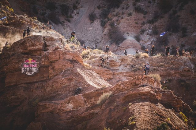 Un altro momento della run di Bizet alla Rampage 2017