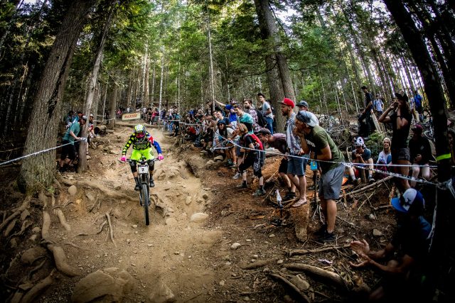 Jack Moir sulla Garbanzo DH di Whistler, durante il Crankworx World Tour - foto: Sven Martin