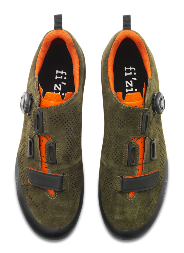 Terra X5 scamosciate in colorazione green/orange