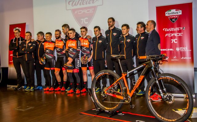 La squadra Wilier Force 7C 2018 al completo