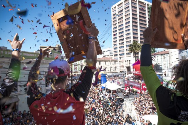 Tomas Slavik festeggia la vittoria