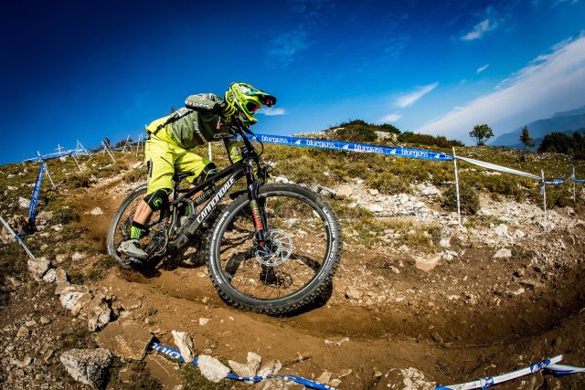 Jerome Clementz alla tappa EWS di Finale Ligure
