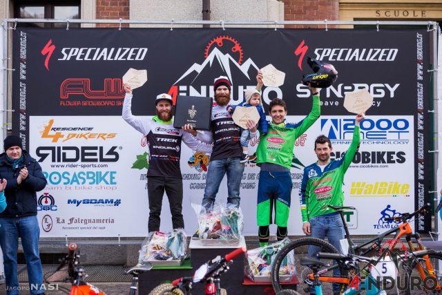 I fratelli Alex e Denny Lupato sui due gradini più alti del podio, 3° Simone Martinelli