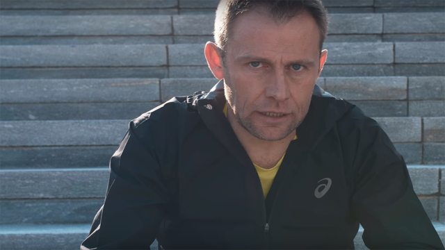 Stefano Baldini. testimonial insieme a ASICS del progetto