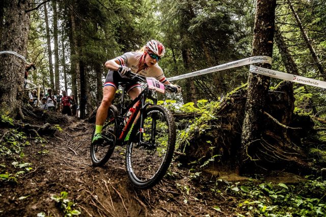 Annie Last, la vincitrice della gara Elite Women nel 2017