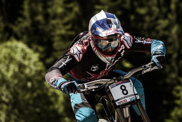 Aaron Gwin ama particolarmente Leogang