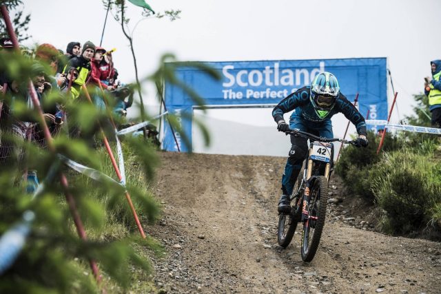 Greg Minnaar nella Motorway di Fort William, purtroppo non ci sarà quest'anno per infortunio