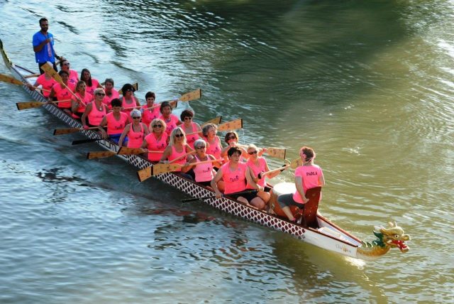 Il Gruppo di donne UGO presente alla BIBIONE IN ROSA