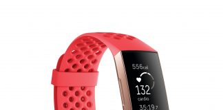 Il nuovo Fitbit Charge 3 in modalità CARDIO