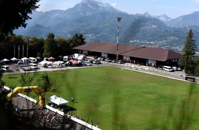 Vista dall'alto dello Sport Village del Ciocco