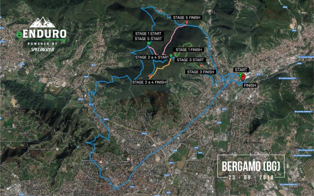 Varazze e-Enduro: la mappa