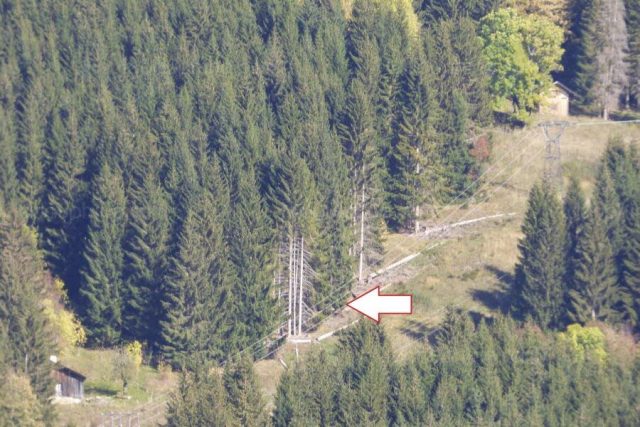 La zona dove è avvenuto il tragico incidente - foto: Le DL/Bernard Auzou