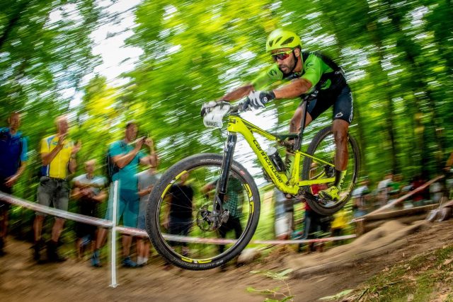 Manuel Fumic impegnato ai Campionati Nazionali Tedeschi XCO