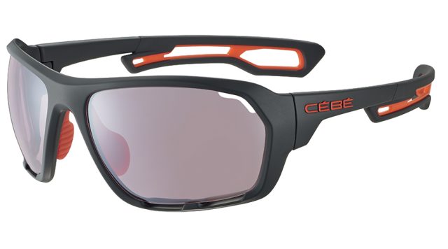 Cébé Upshift Matt Grey Orange con lente Sensor Vario fotocromatica