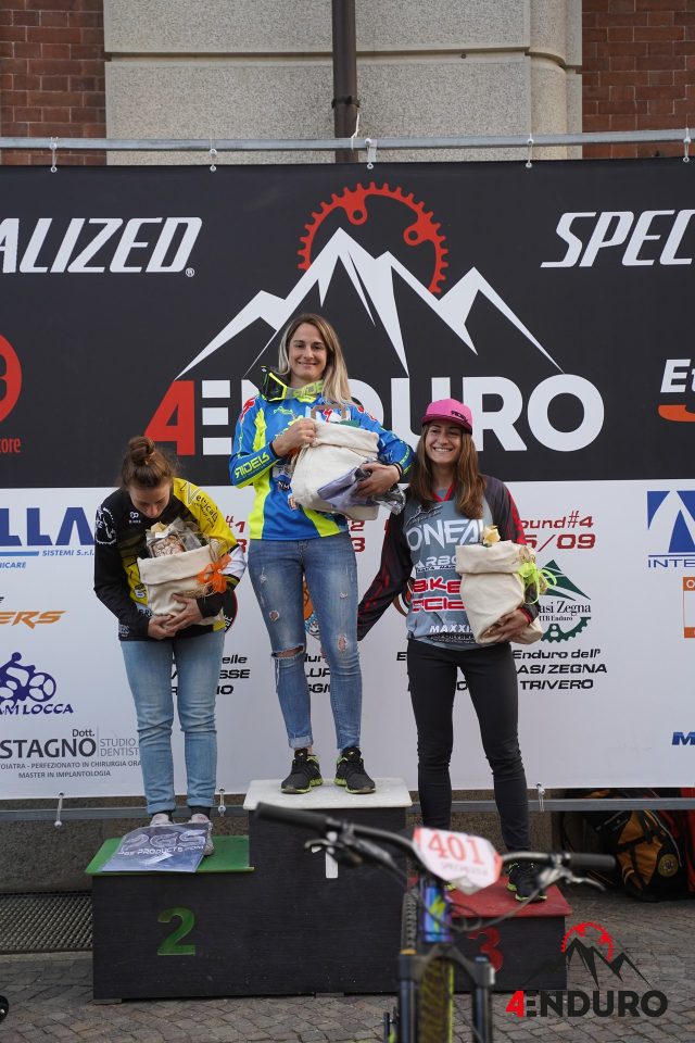 Il podio femminile: 1^ Chiara Pastore, 2^ Francesca Bonanni, 3^ Marta Pastore