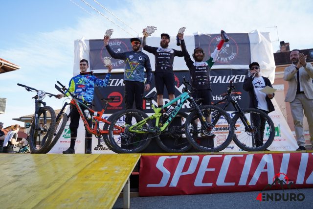 Il podio Open Men: 1: Denny Lupato, 2° Nicola Casadei, 3° Alex Lupato