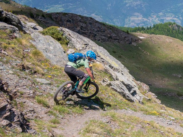Geometria dell'avantreno su una MTB