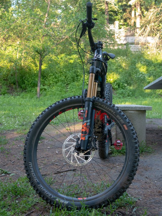 Geometria dell'avantreno su una MTB