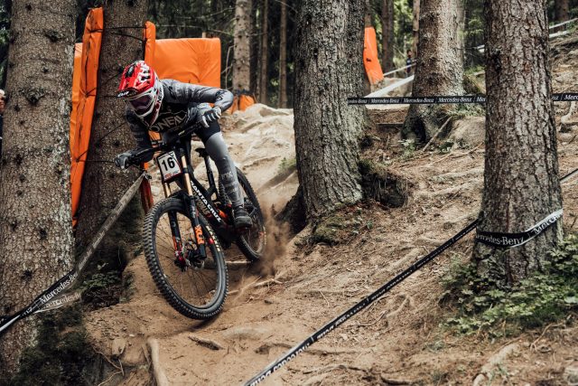 L'eterno Greg Minnaar, secondo a Leogang dopo il miglior crono in qualifica