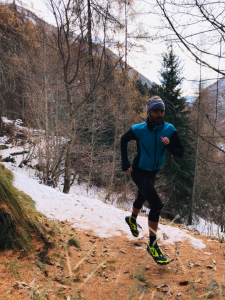 Mattia De Guio in azione con le ALTRA Lone Peak 4