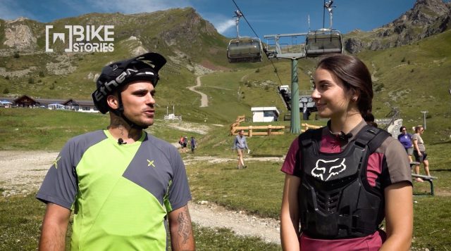 Alessandro e Veronica al Bike Park del Tonale