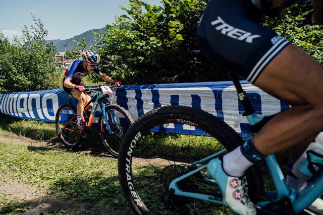 Pauline Ferrand-Prevot è partita a tutta in Val di Sole