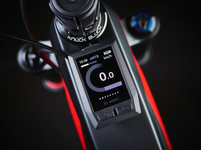 Display Bosch Kiox in posizione protetta sul top tube