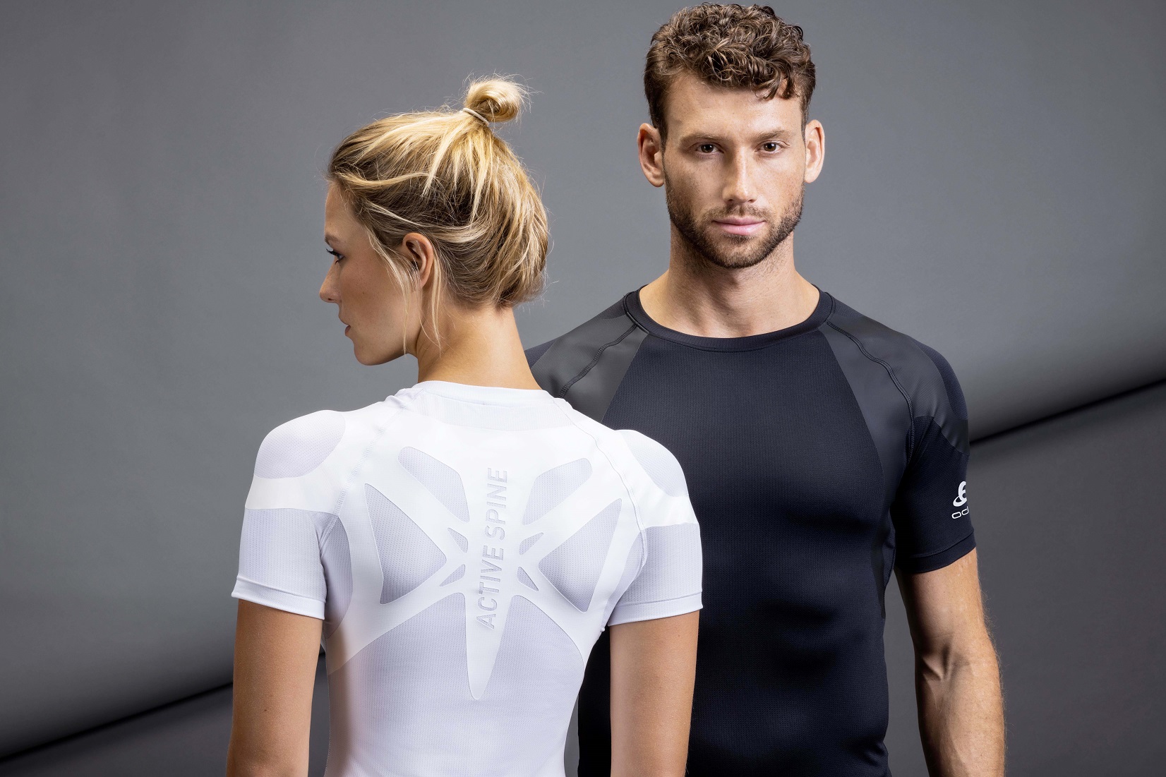 T-Shirt de Running Odlo Active Spine 2.0 Manches Courtes Homme