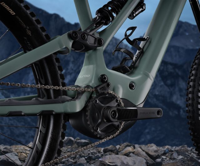 Il motore Specialized 2.1 integrato nel telaio in alluminio M5 Premium