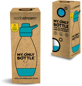 MOB di Sodastream nel packacing accattivante in cartone riciclato
