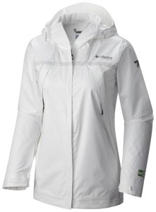 La giacca Columbia OutDry Ex ECO Tech Shell nella doppia versione da donna, bianco ghiaccio oppure grigio scuro La giacca Columbia OutDry Ex ECO Tech Shell nella doppia versione da donna, bianco ghiaccio oppure grigio scuro