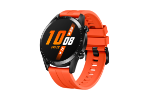 In foto l'HUAWEI Watch GT2 con quadrante da 46mm, che stiamo testando in questi giorni