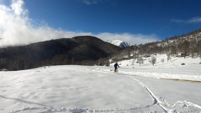 Un'ambientazione fiabesca, che solo la montagna in inverno sa regalare...