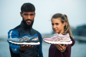ASICS & GREEN MEDIA LAB La nuova ASICS Nimbus, che con questa 22 esima versione si conferma modello storico di punta del brand giapponese